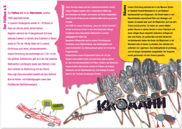 Flyer Kindergarten Fidibus e.V.