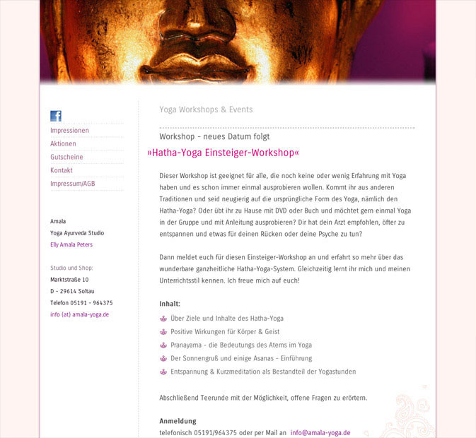 Redesign Internet Amala Yoga