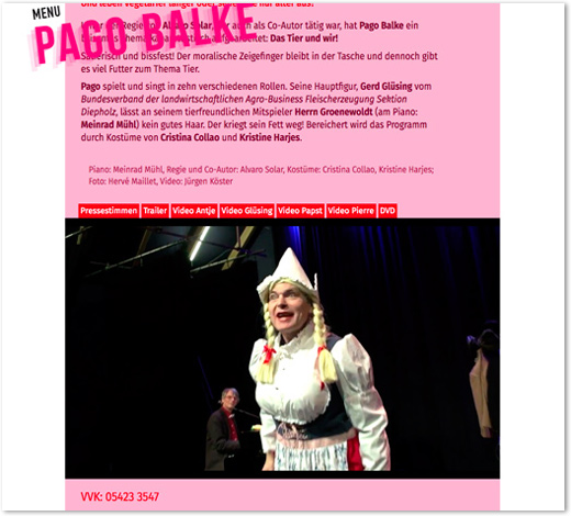 Pago Balke Internetdarstellung