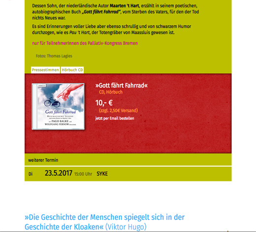 Pago Balke Internetdarstellung