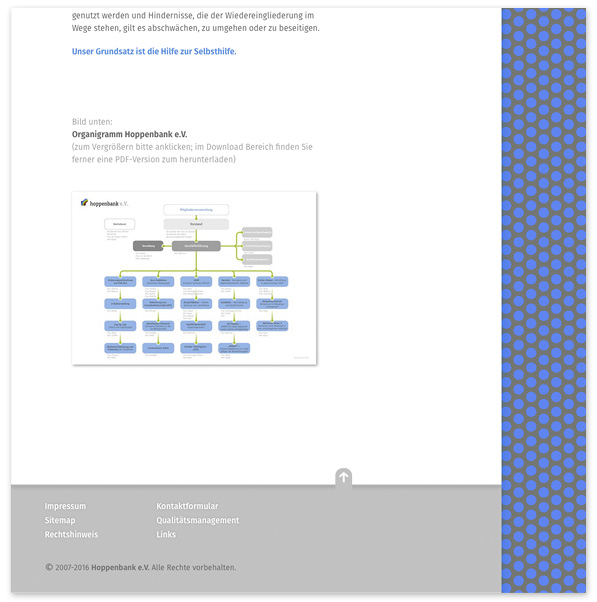 Hoppenbank e.V. Internet Redesign